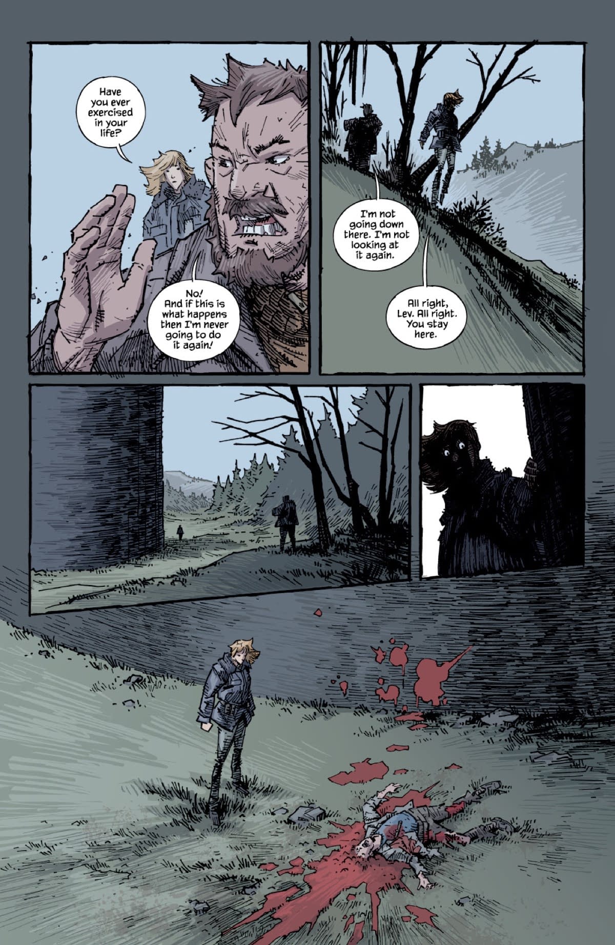 5 Pages From Warren Ellis and Jason Howard's Trees: Three Fates #1