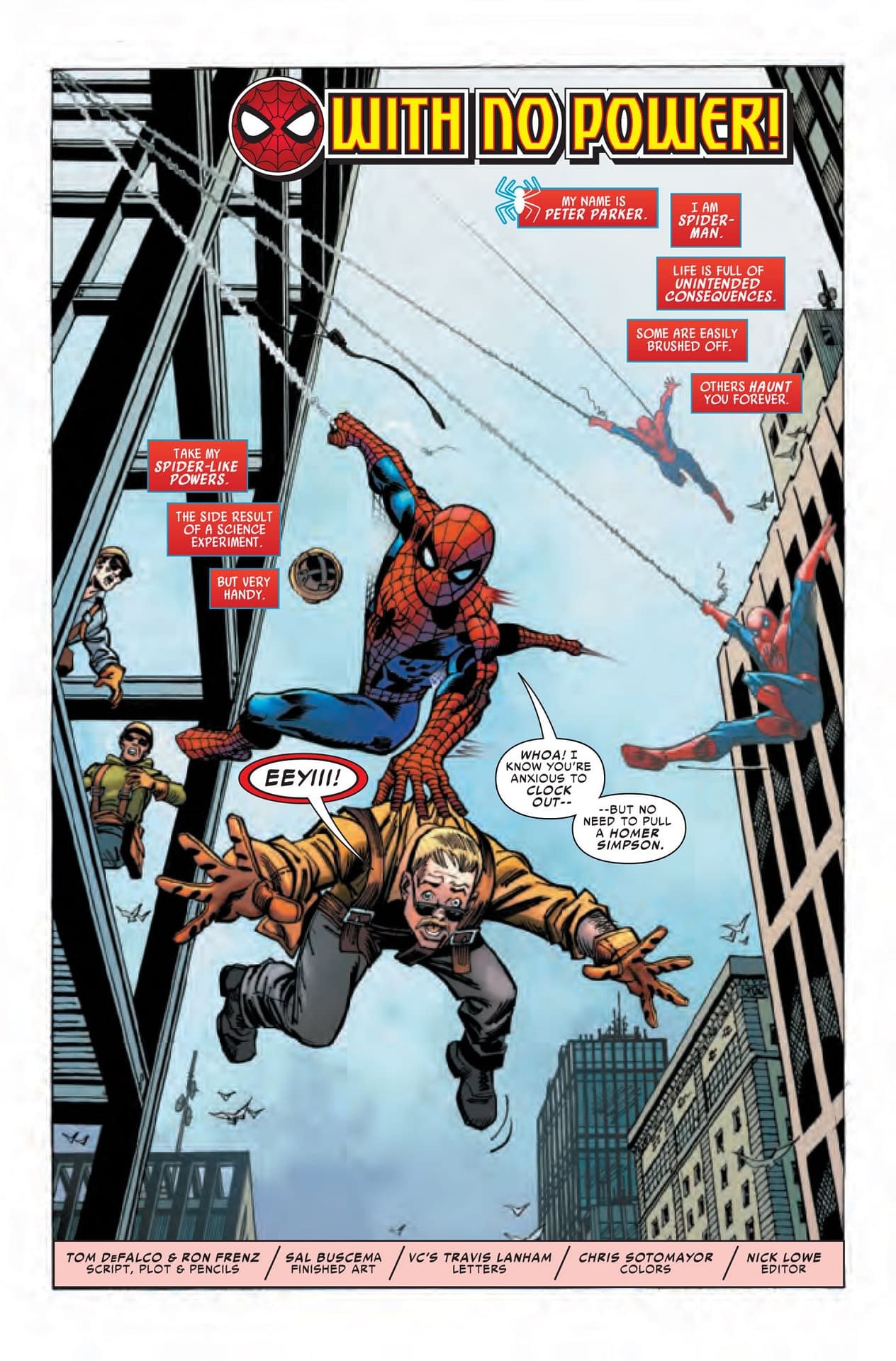 The Original Origin of Spidey's Black Costume in Sensational Spider-Man Self-Improvement [Preview]