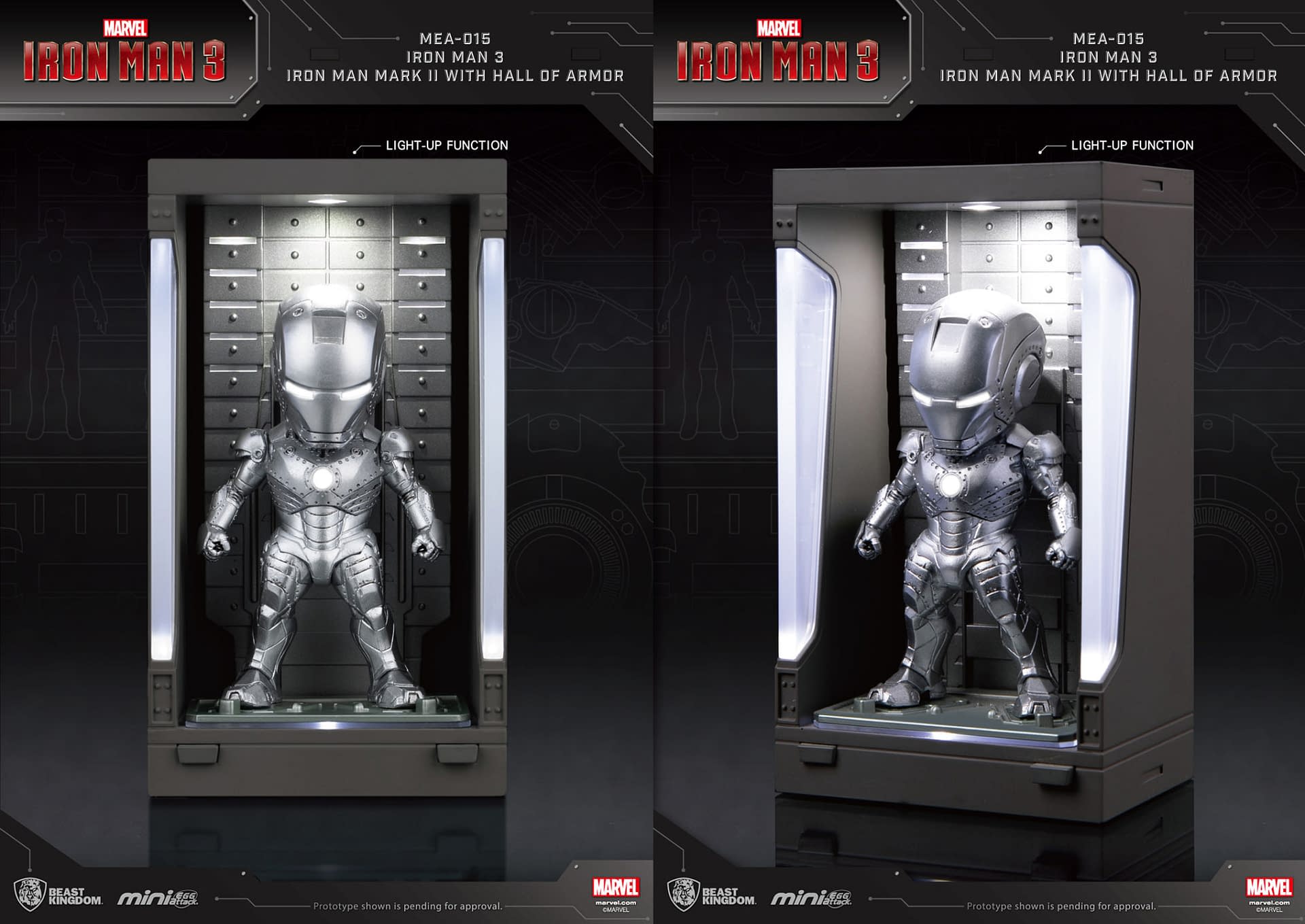Iron Man Hall of Armor Figures from Beast Kingdom: Coming Soon!