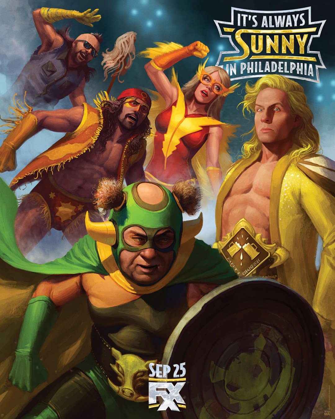 "It's Always Sunny in Philadelphia" Season 14: Whatcha Gonna Do When Paddy's-mania Runs Wild On You! [NEW KEY ART]