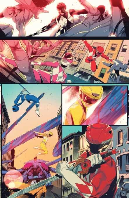 Preview: Teenage Mutant Ninja Turtles Vs Mighty Morphin Powerr Rangers #1