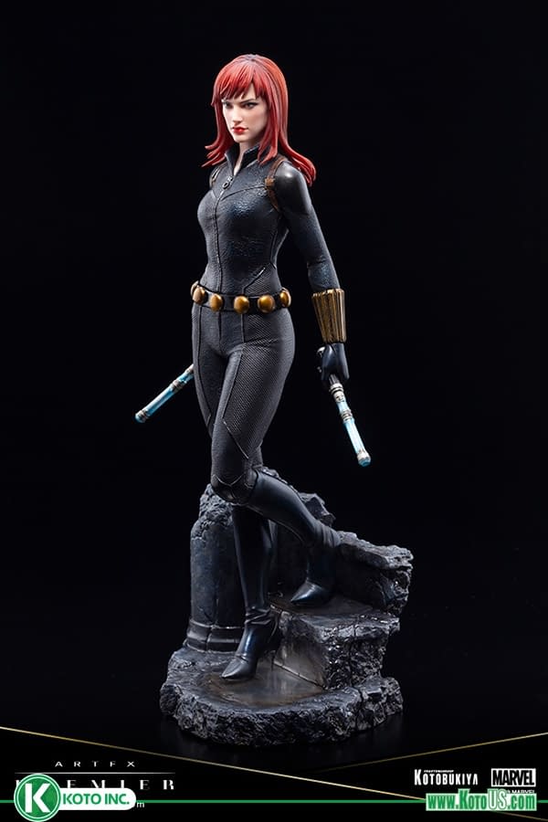 Black Widow's Beauty Shines with Kotobukiya's ArtFx Premier Statue
