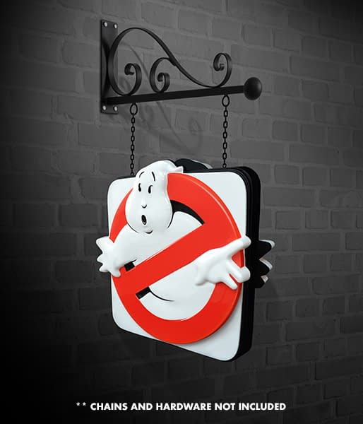 "Ghostbusters" Replica Firehouse Sign Hollywood Collectibles for Sale