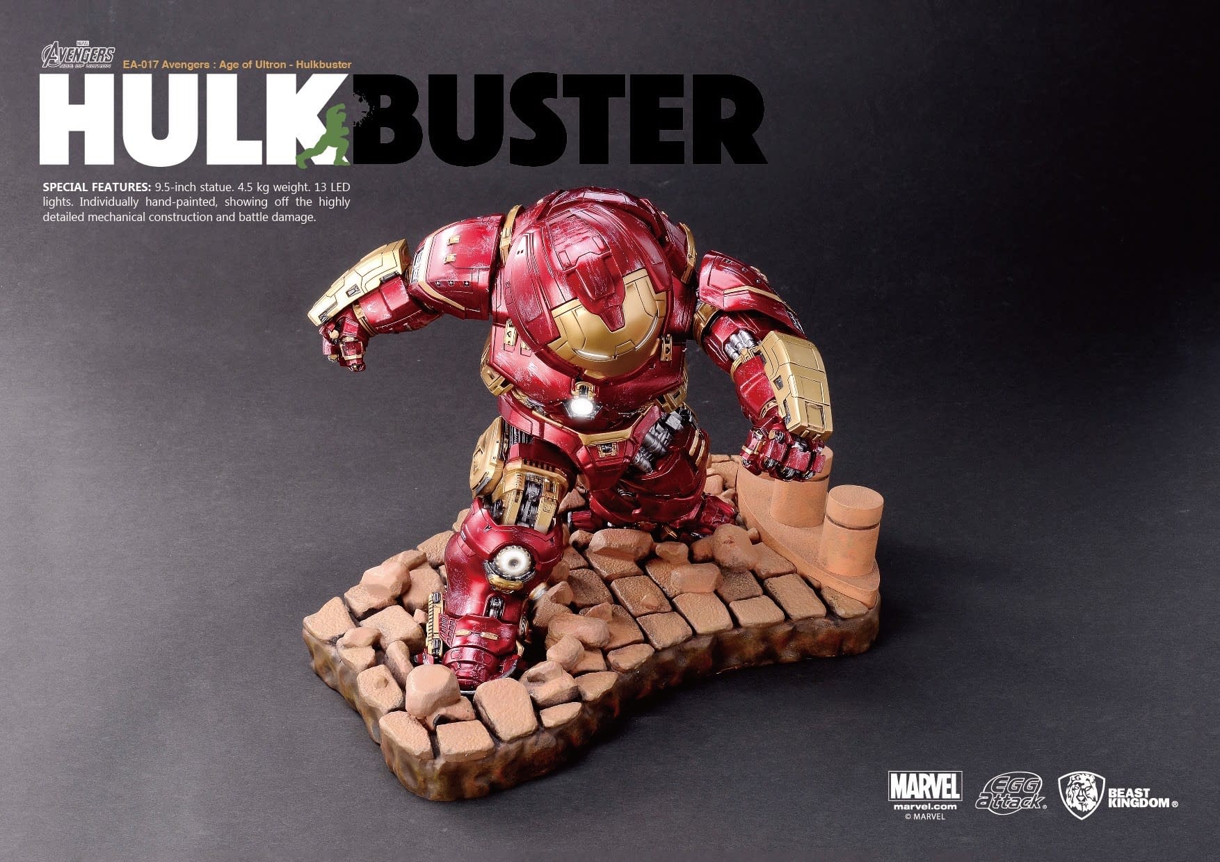 Hulkbuster Takes on the Hulk in the New Beast Kingdom Statue Set