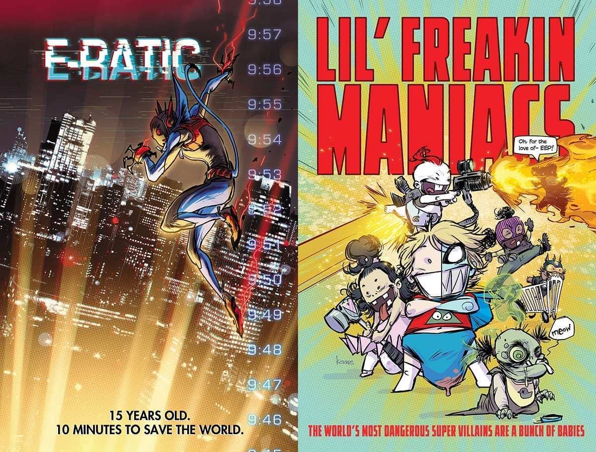 Kaare Andrews to Launch Two Comics, "E-Ratic" and "Lil' Freakin Maniacs" From AWA