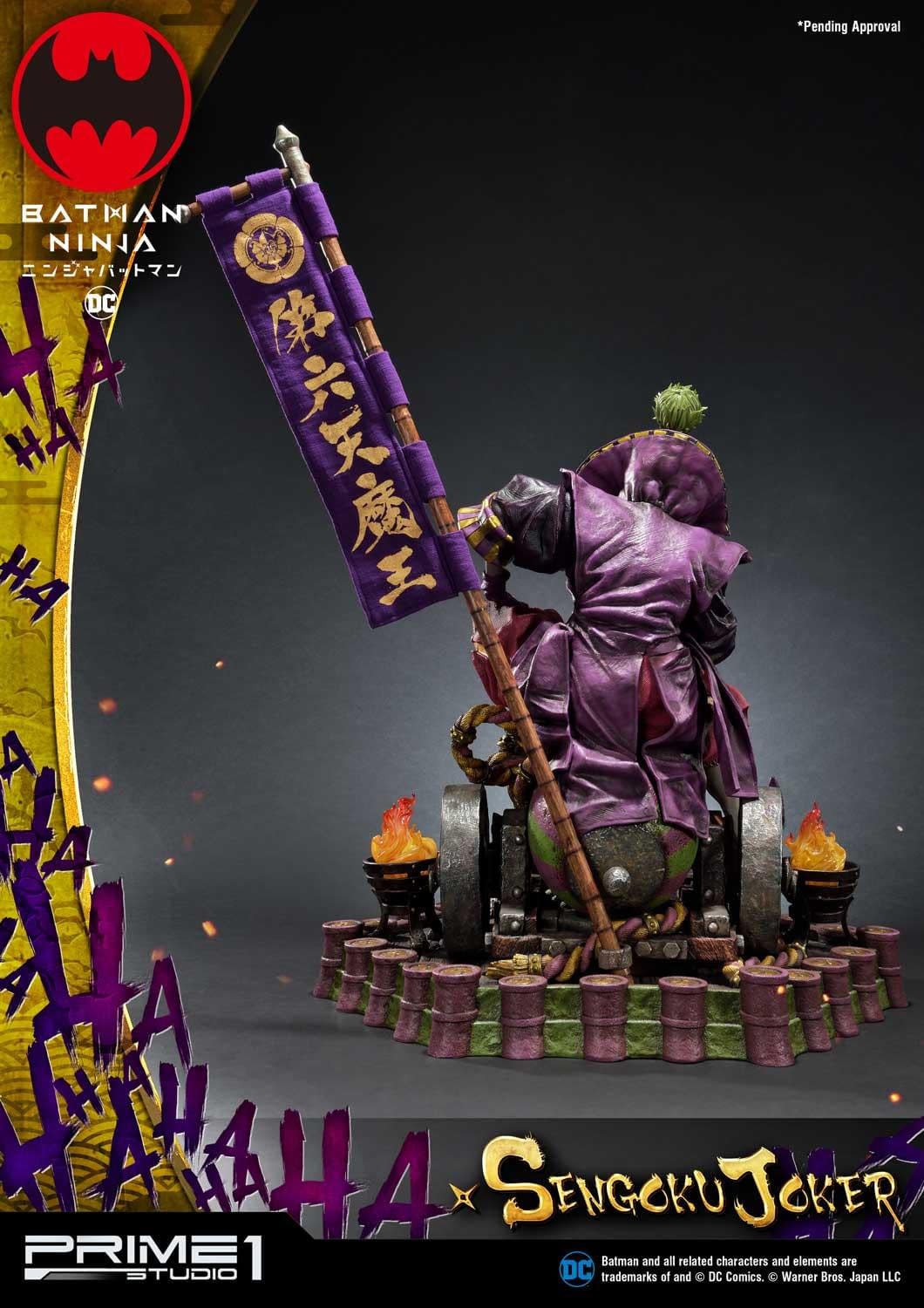 "Batman: Ninja" Sengoku Joker Statue Prime 1 Studios Unveiled 