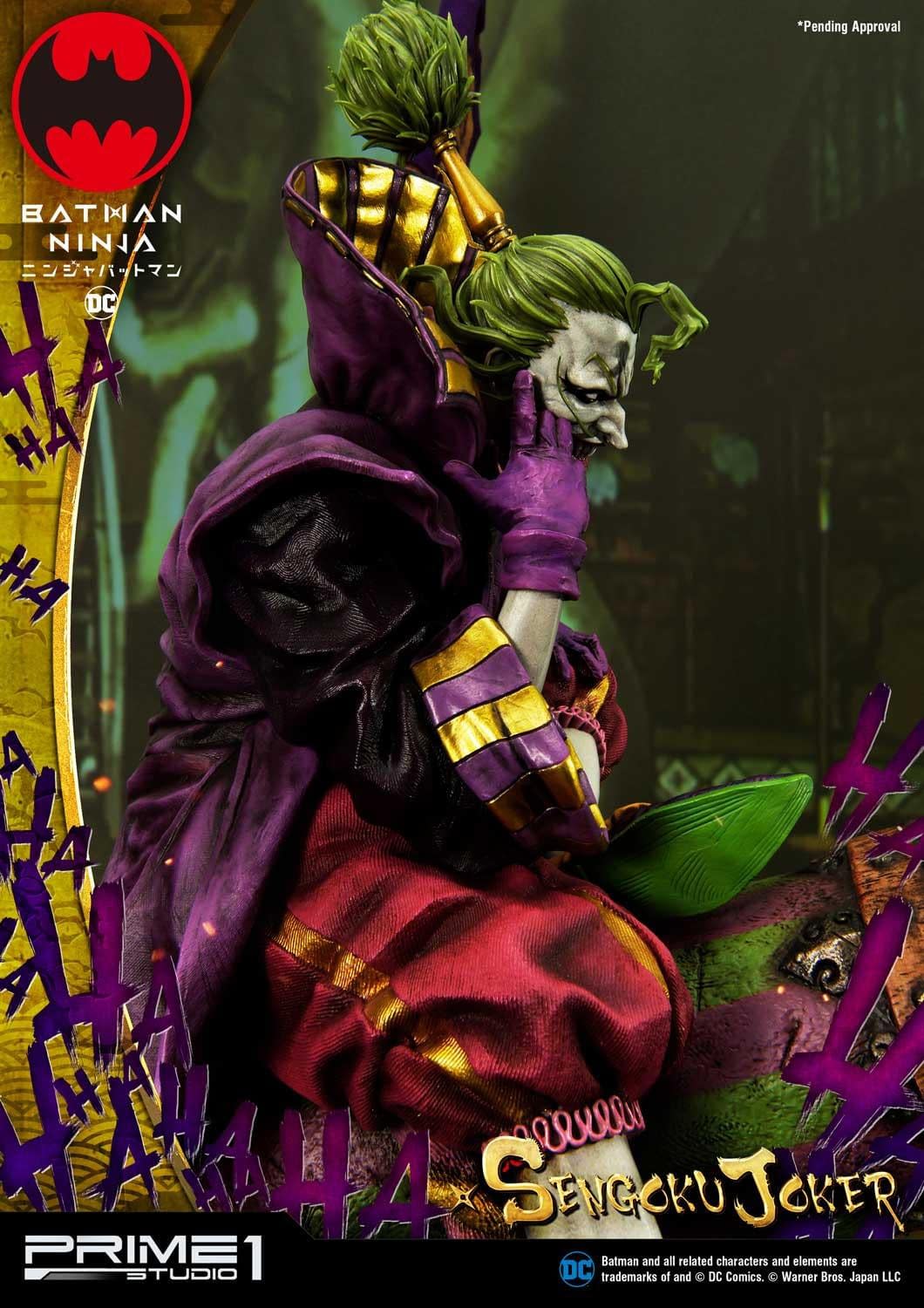 "Batman: Ninja" Sengoku Joker Statue Prime 1 Studios Unveiled 