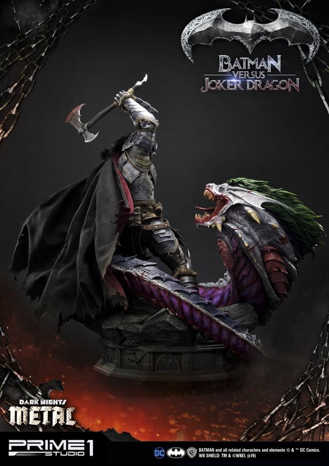 "Dark Nights: Metal" Statue by Prime 1 Studios Showcases a Joker Dragon