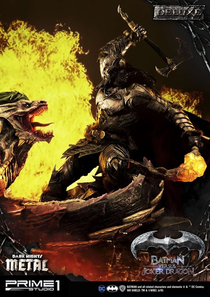 {Dark Nights: Metal' Statue by Prime 1 Studios Showcases A Joker Dragon