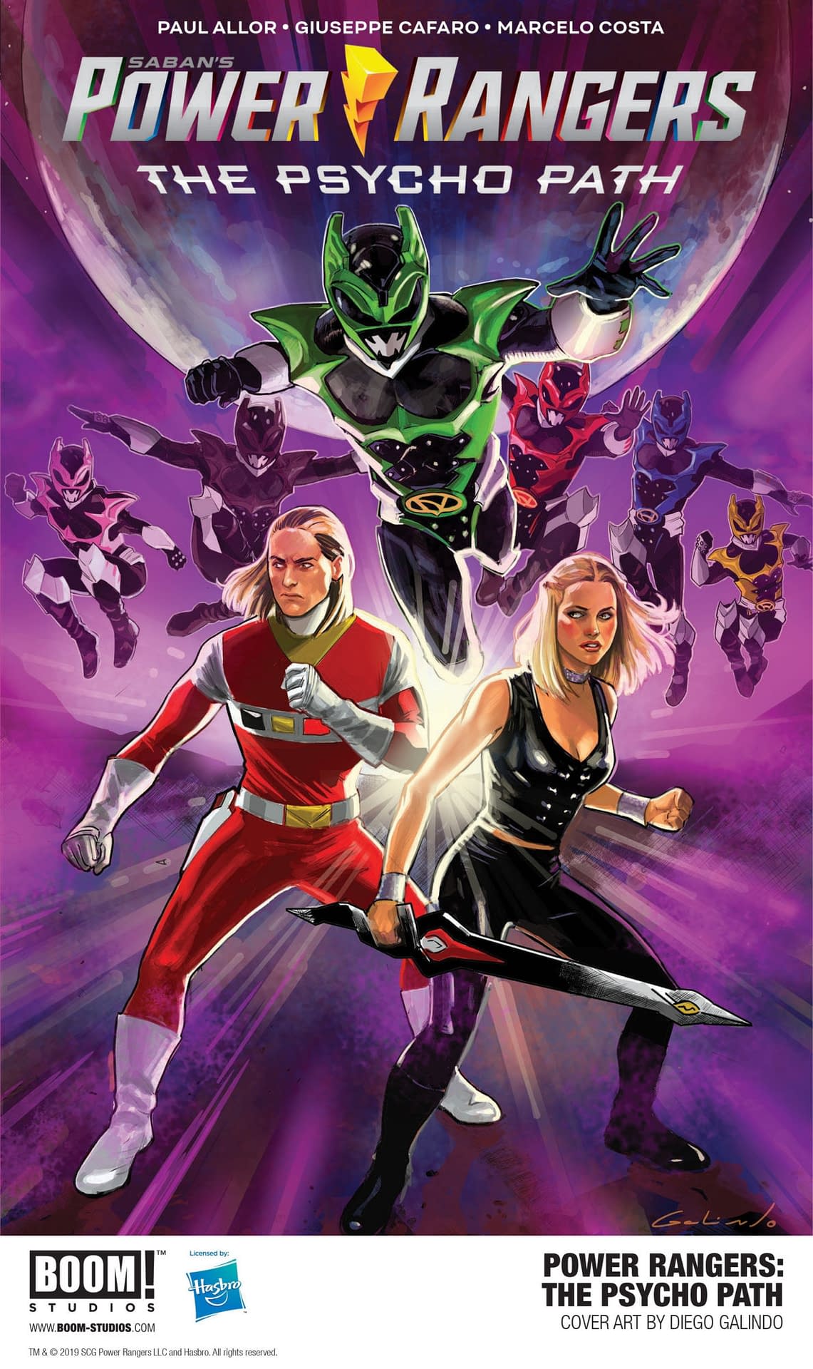 First Look at BOOM!'s Power Rangers: The Psycho Path OGN
