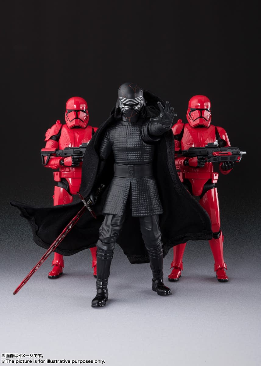 Kylo Ren, Rey, and Sith Trooper Get S.H Figuarts Figures