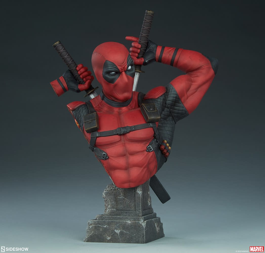 Deadpool Shows It All with New Bust By Sideshow Collectibles 
