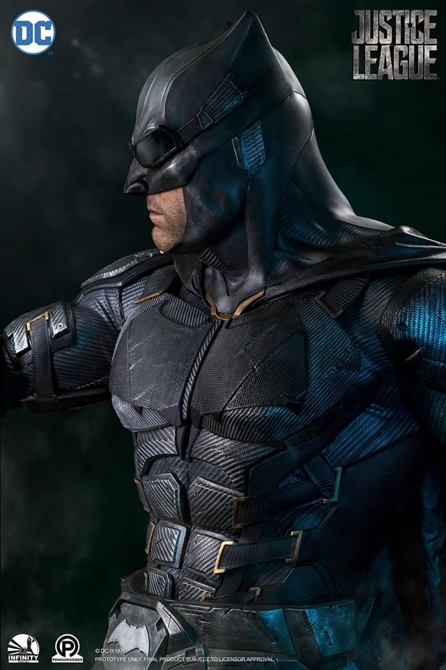 Batman Gets a Life-Size Bust for His Tactical Suit from Infinity Studio
