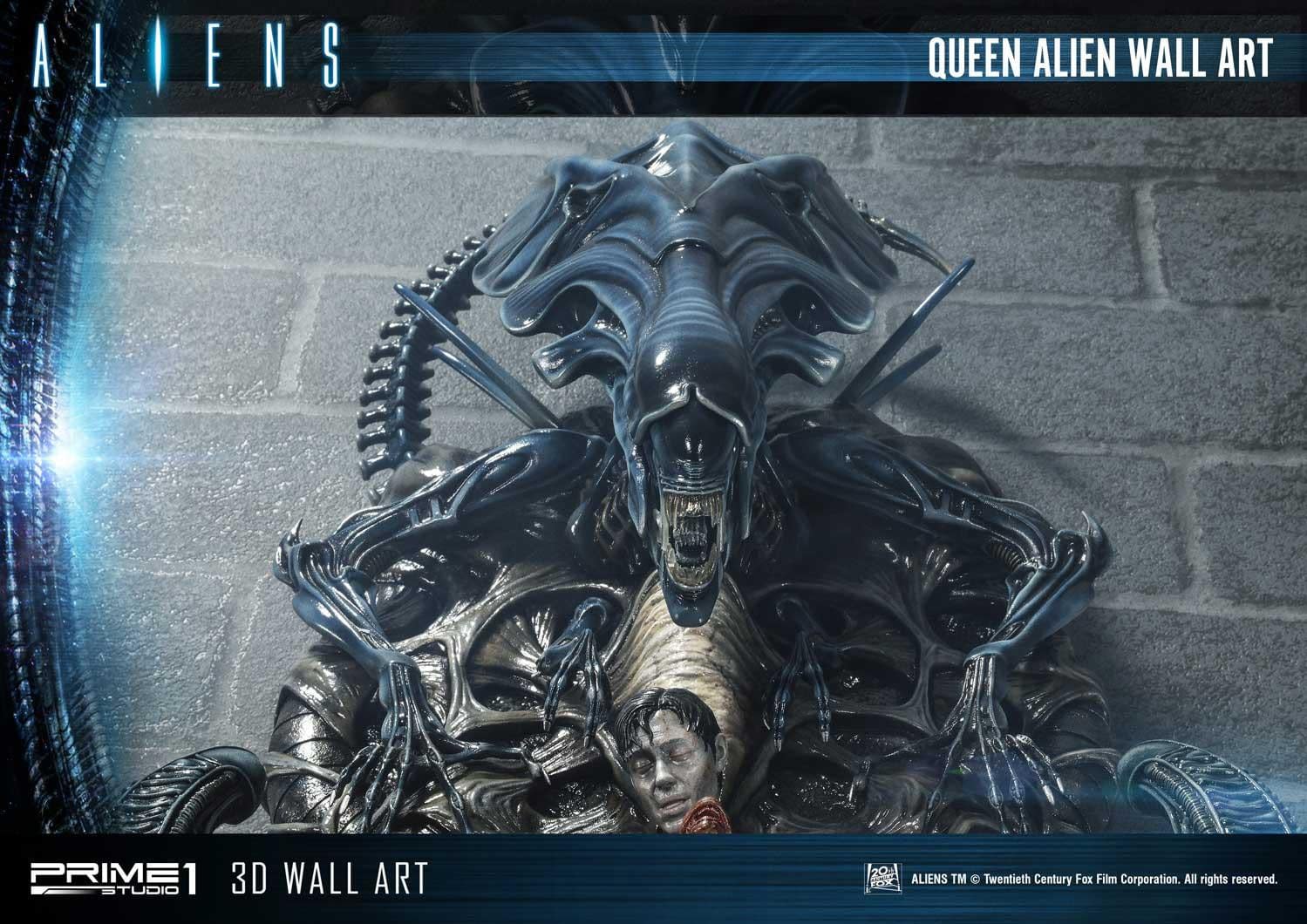 Alien Queen Wall Art Unveiled by Prime 1 Studio Bursts with Detail