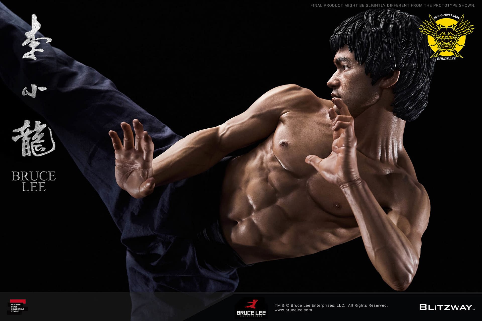 Bruce Lee Gets An 80th-Anniversary Tribute Statue from Blitzway