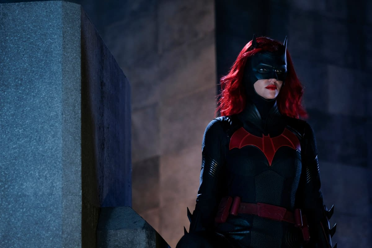 Batwoman in suit