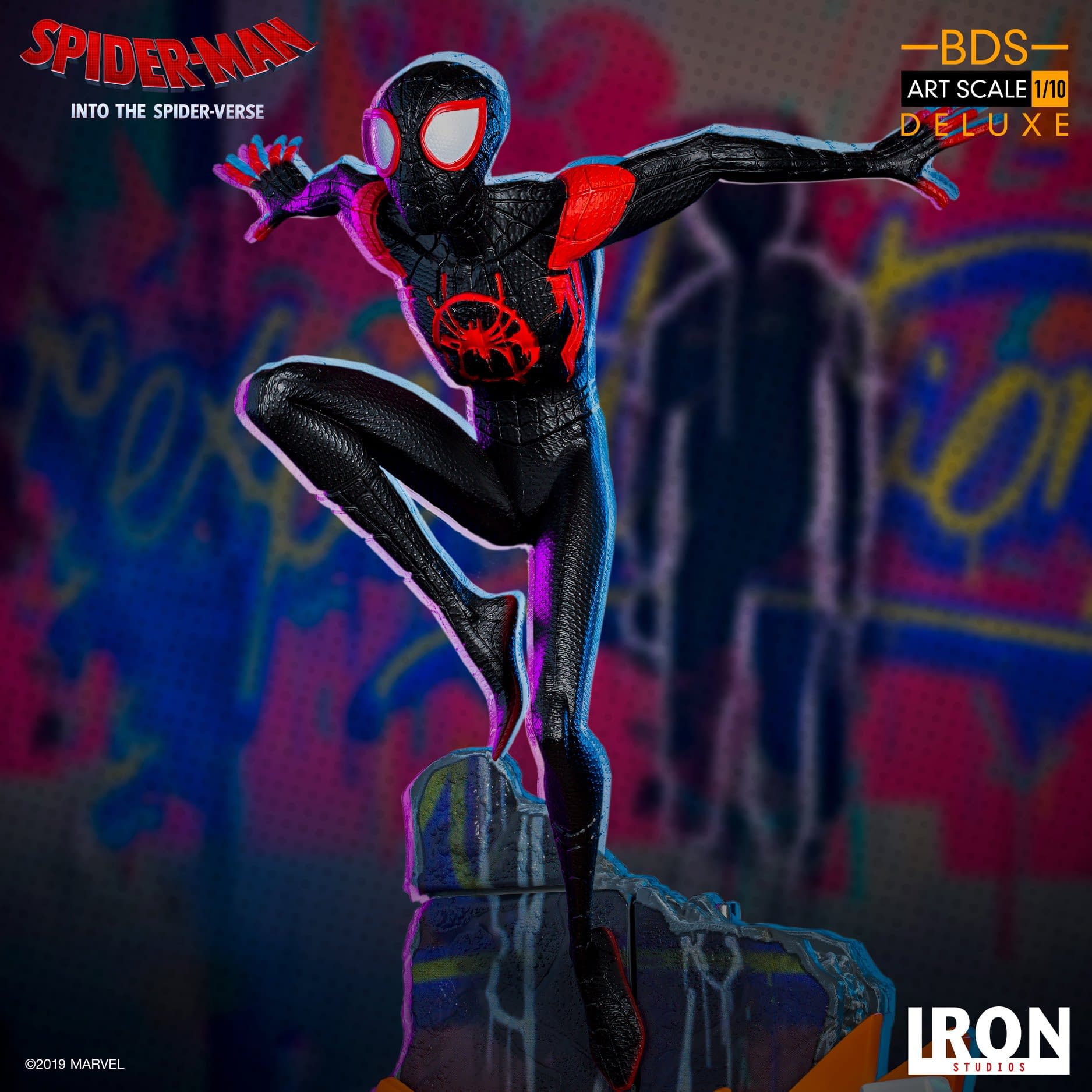Miles Morales Swings in with New Iron Studios Statue