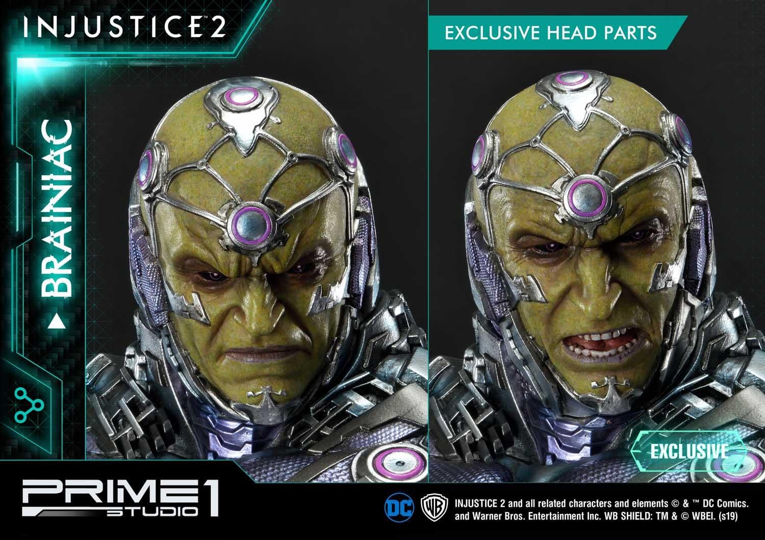 Brainiac Is Here for Superman in the New Prime 1 Studio Statue