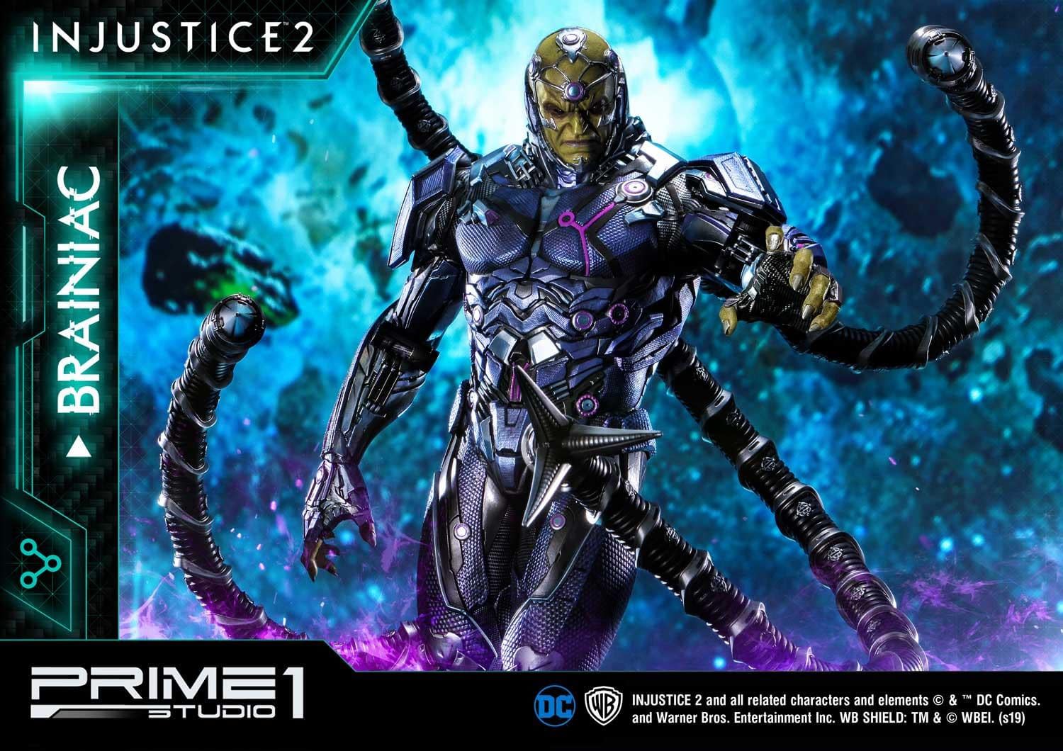 Brainiac Is Here for Superman In The New Prime 1 Studio Statue