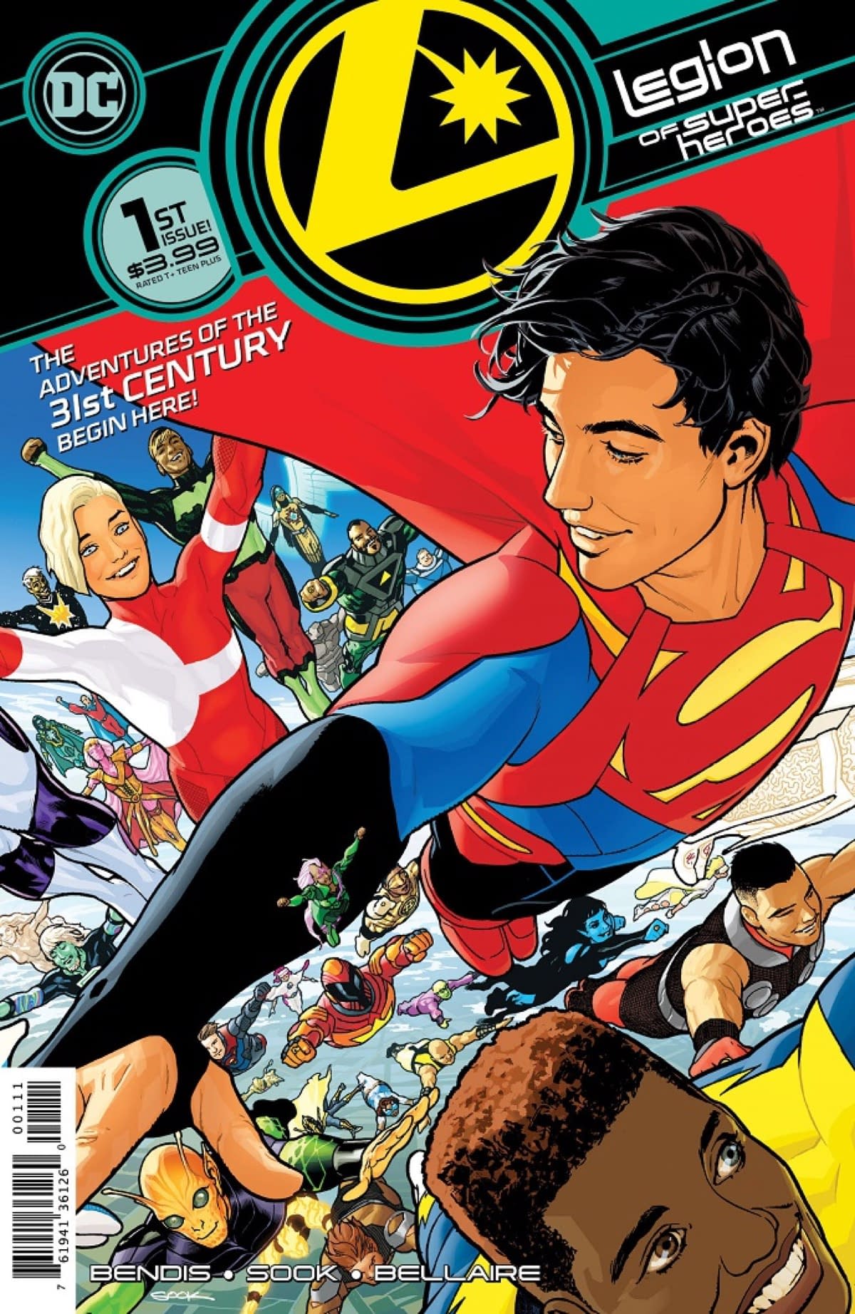 DC Shows Off Art from Bendis and Sook's Legion of Super-Heroes #1