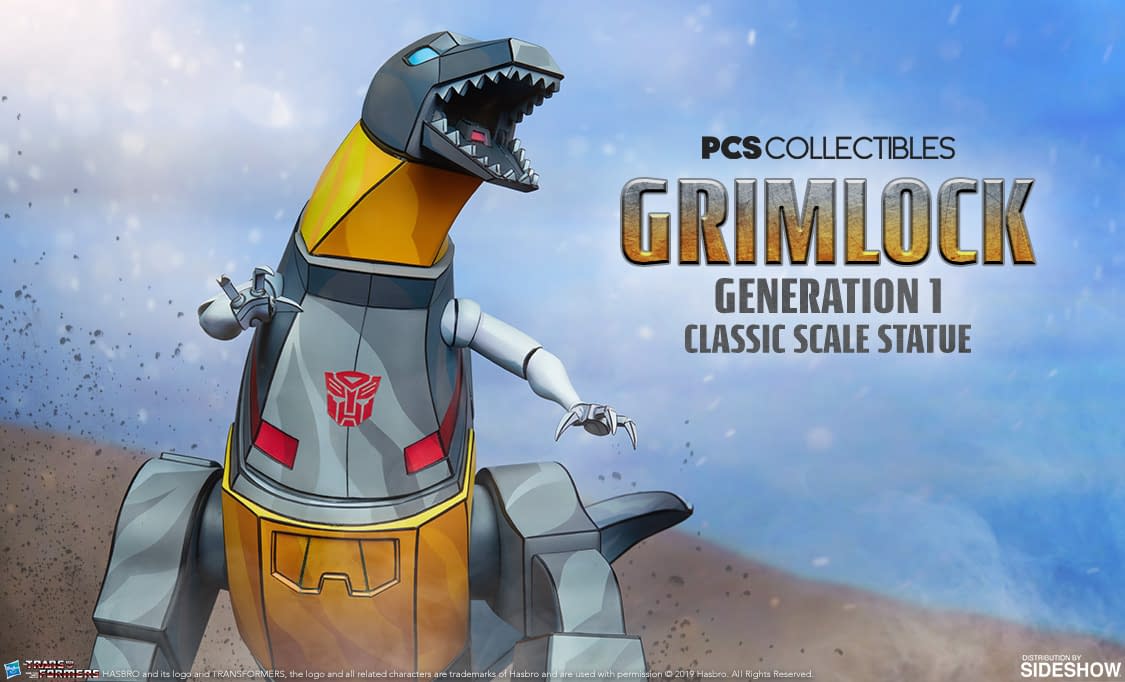 Grimlock Roars His Way in with New Statue [First Look]