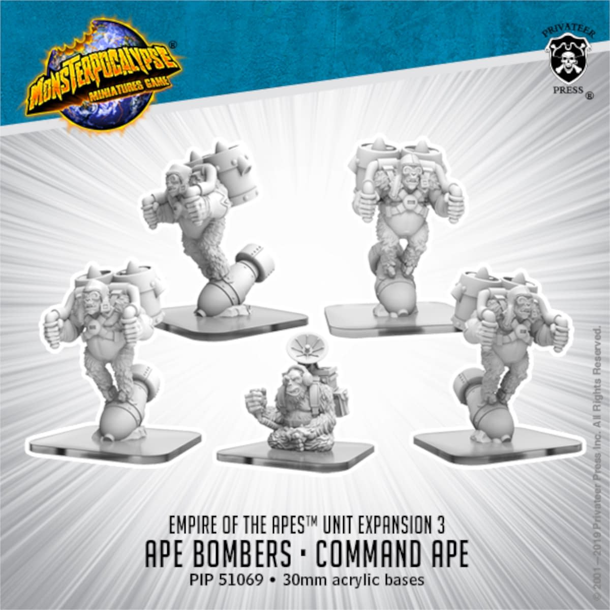 New "Monsterpocalypse" releases: Ulgoth, Apes, and Robots, Oh My!