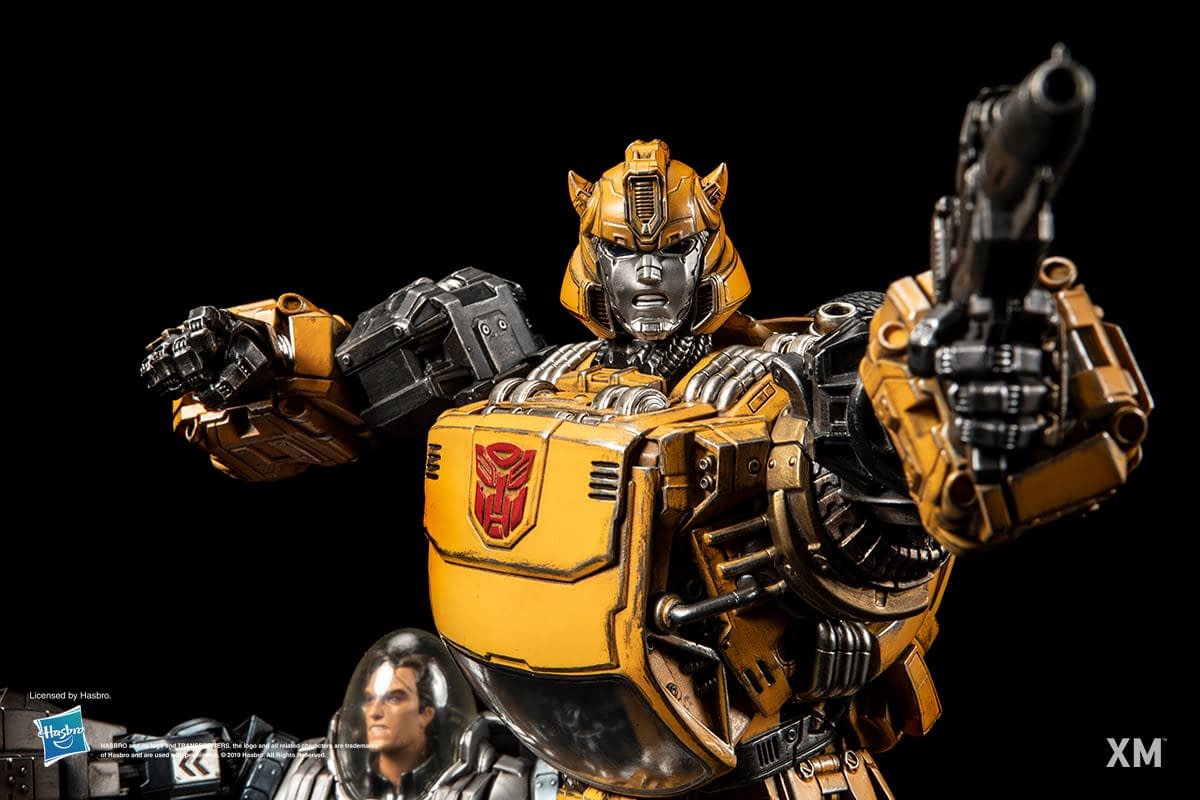 Bumblebee Is Ready for Action in the New XM Studios Statue