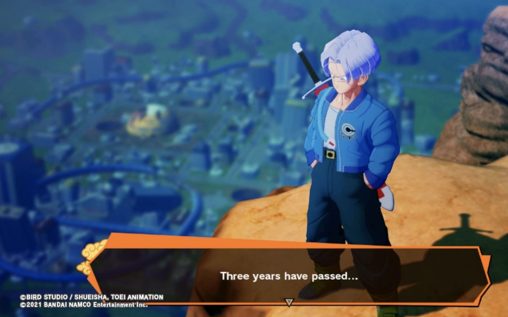 Weird detail: why does Trunks' hair look like future trunks' hair