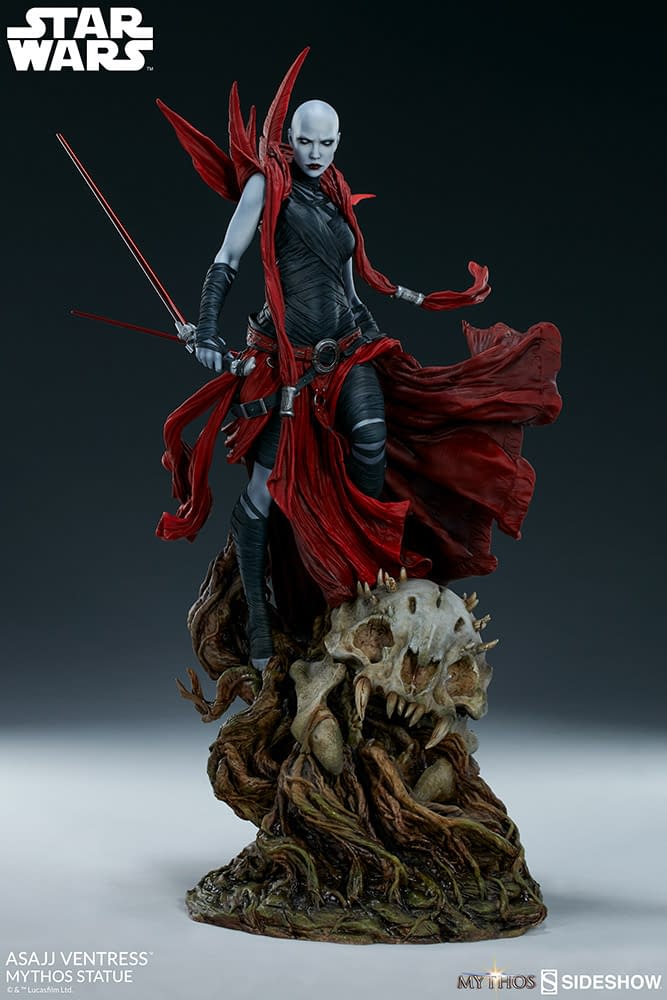 Asajj Ventress Star Wars Statue Opens for Pre-orders with Sideshow