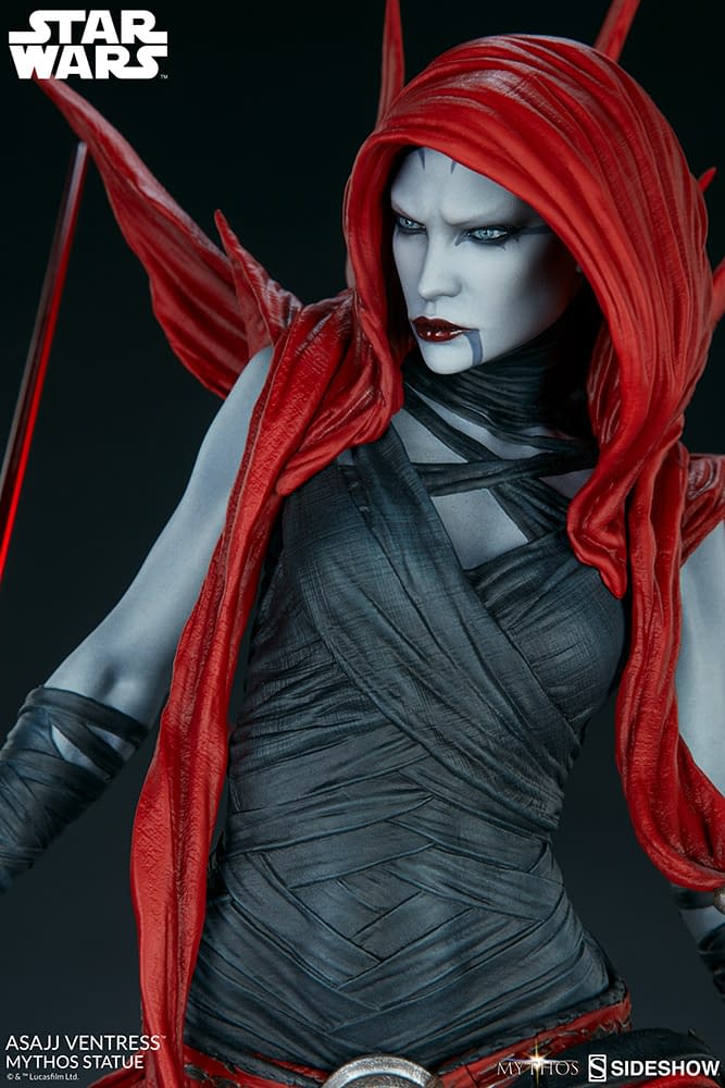 Asajj Ventress Star Wars Statue Opens for Pre-orders with Sideshow