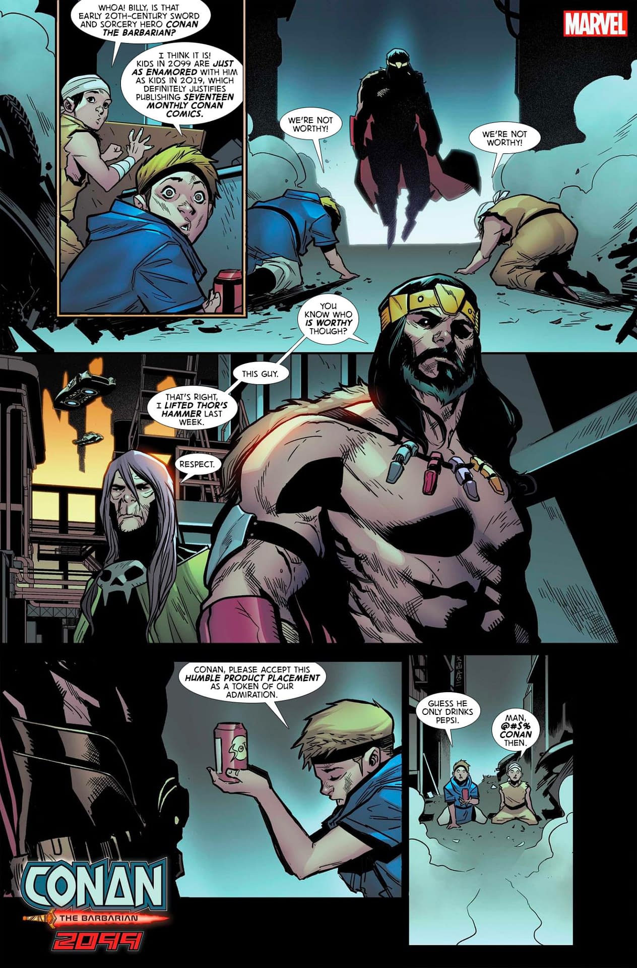 Getting Marvel's Money's Worth with Conan 2099 [Improbable Previews]