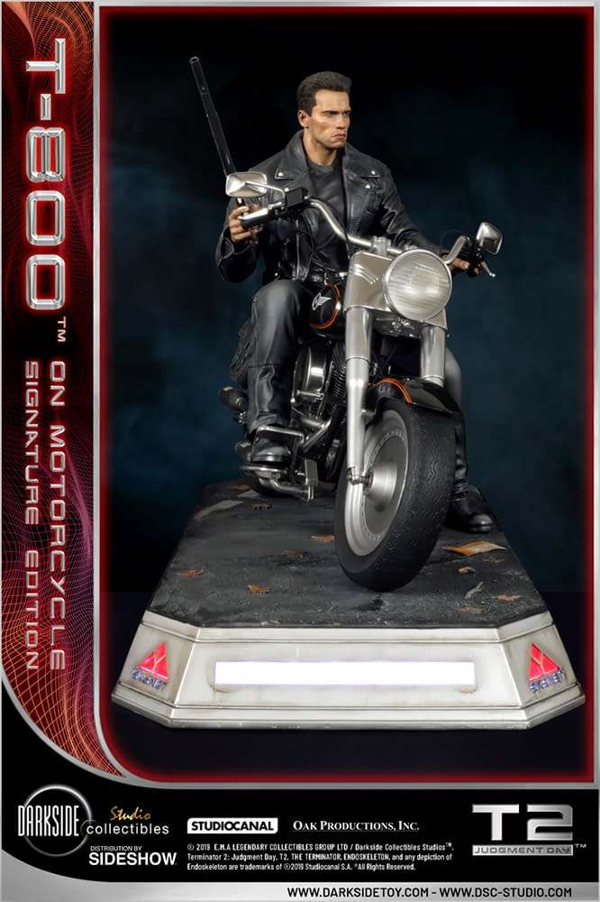The Terminator Is Ready for the Open Road in the New Statue