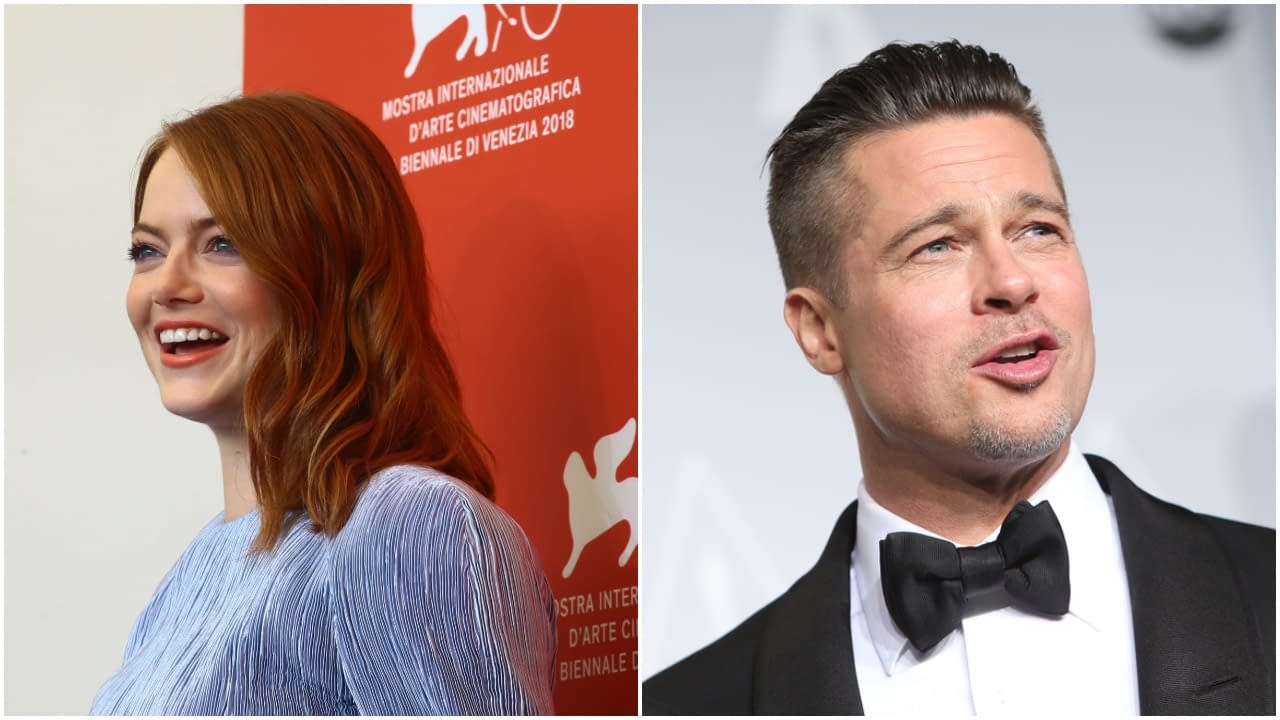 Brad Pitt and Emma Stone Negotiating to Star in Damien Chazelle's "Babylon" at Paramount