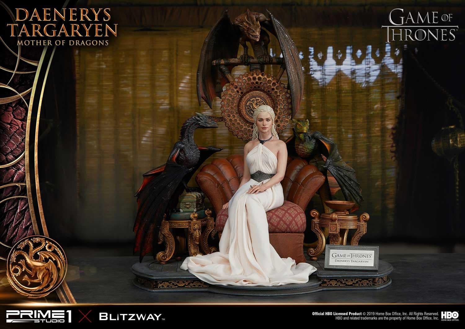 Daenerys Targaryen is the Mother of Dragons in the New Team-Up Statue