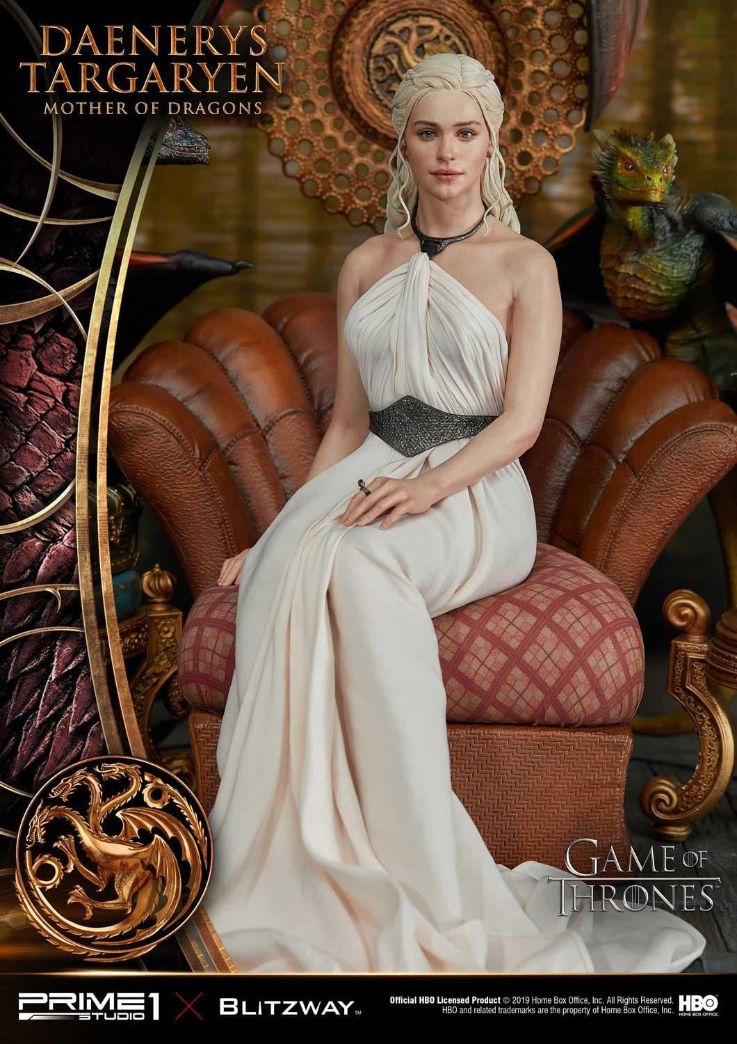Daenerys Targaryen is the Mother of Dragons in the New Team-Up Statue