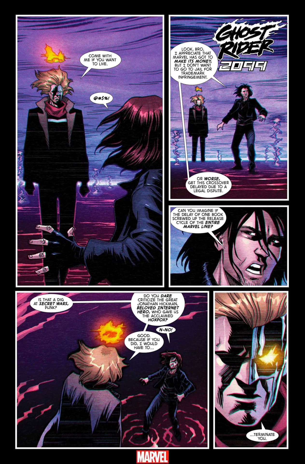 A Dark Fate for Ghost Rider 2099 #1 [Improbable Previews]