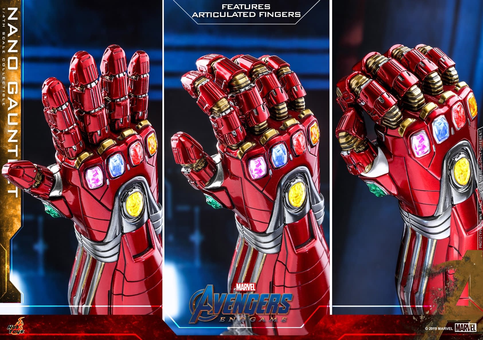 "Avengers: Endgame" Nano Gauntlet Goes Mini with Hot Toys