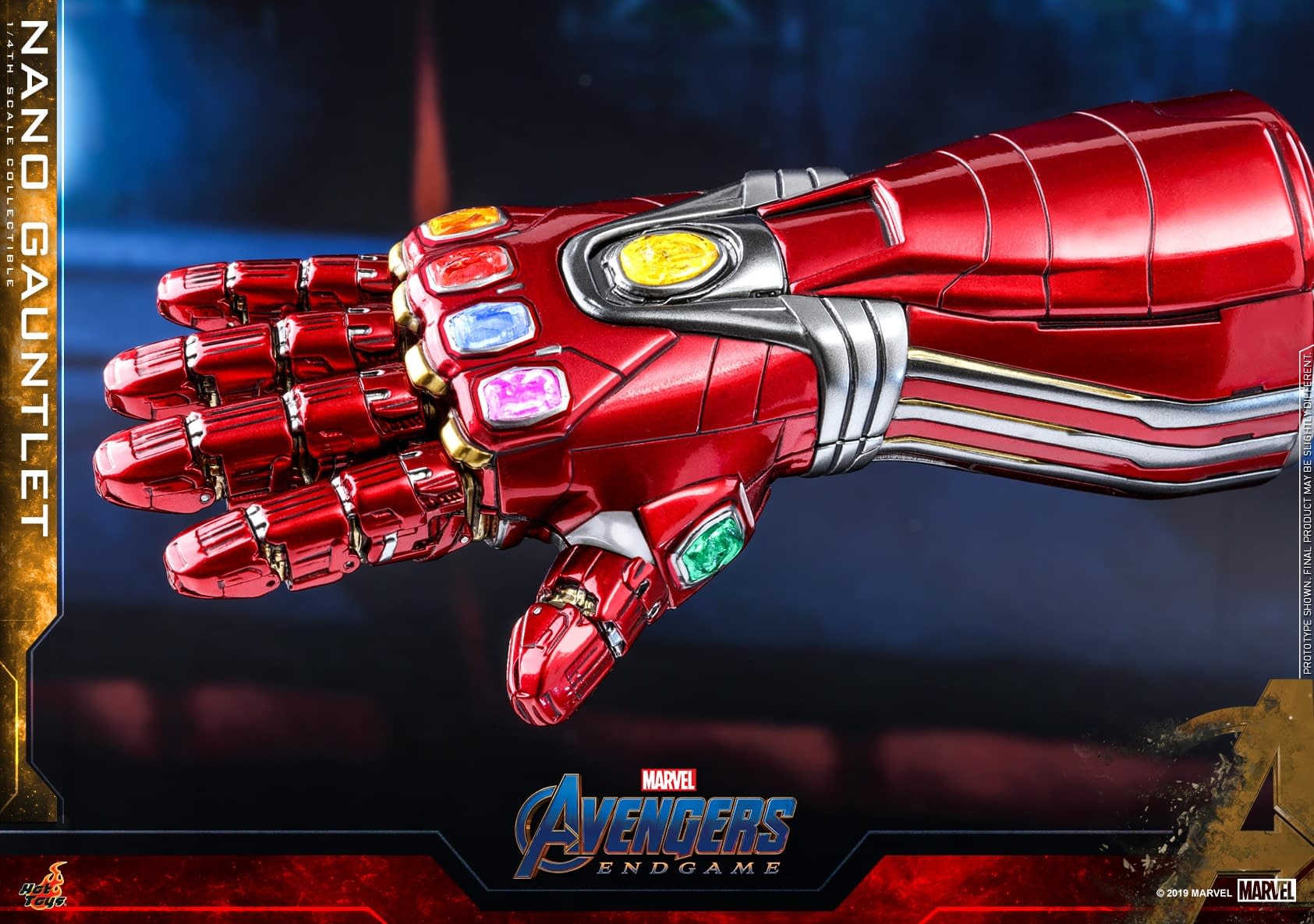 "Avengers: Endgame" Nano Gauntlet Goes Mini with Hot Toys