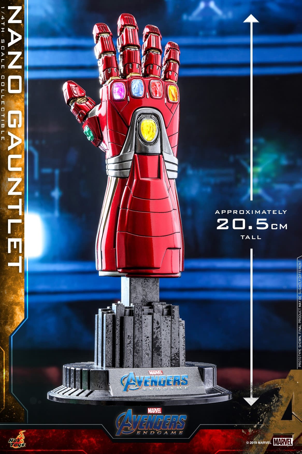 "Avengers: Endgame" Nano Gauntlet Goes Mini with Hot Toys