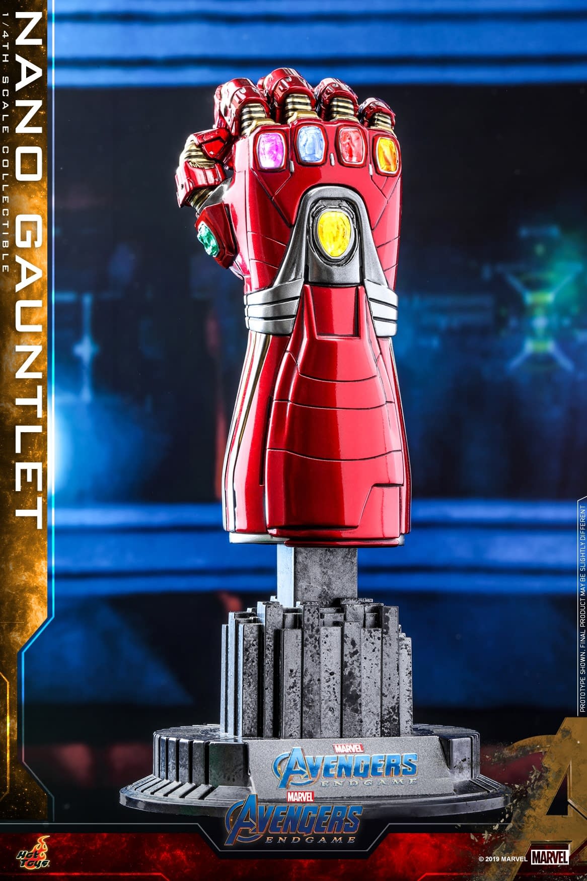 "Avengers: Endgame" Nano Gauntlet Goes Mini with Hot Toys