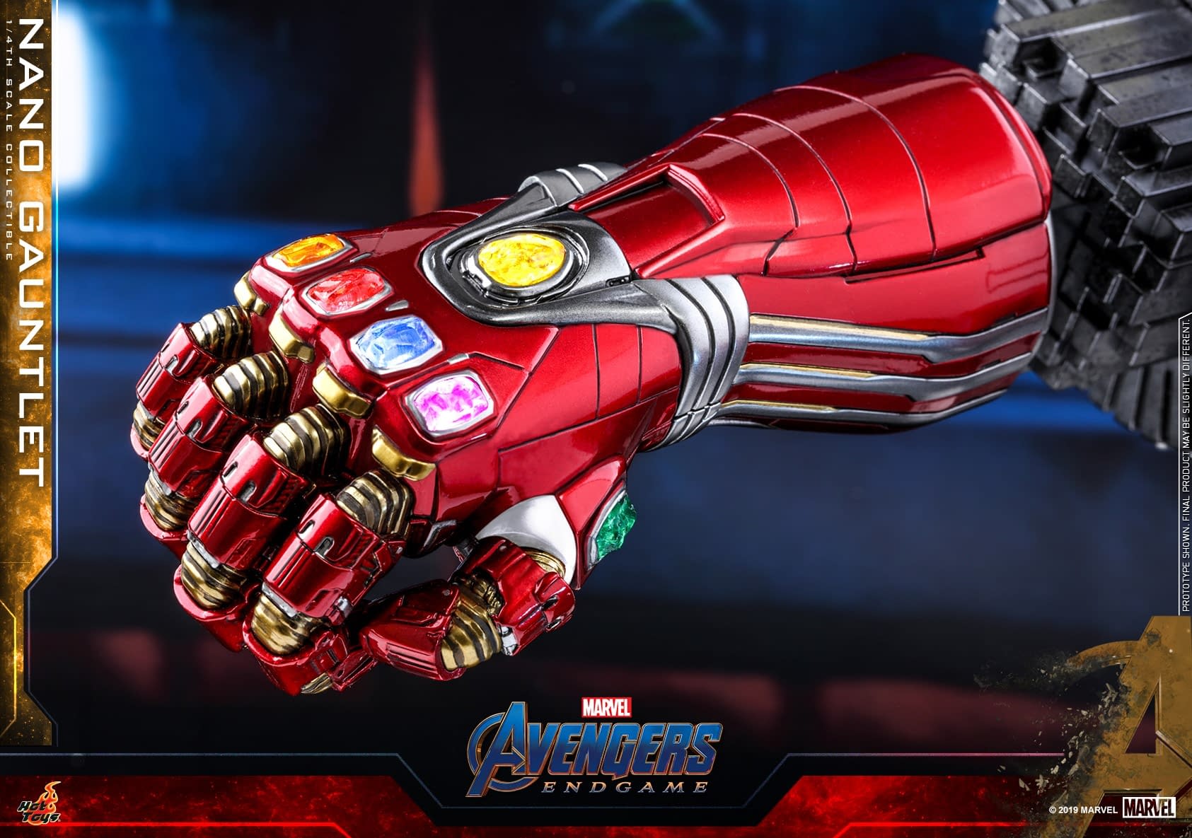 "Avengers: Endgame" Nano Gauntlet Goes Mini with Hot Toys