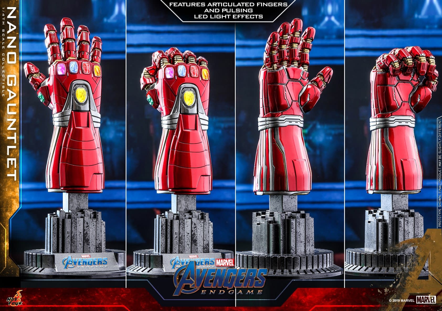 "Avengers: Endgame" Nano Gauntlet Goes Mini with Hot Toys