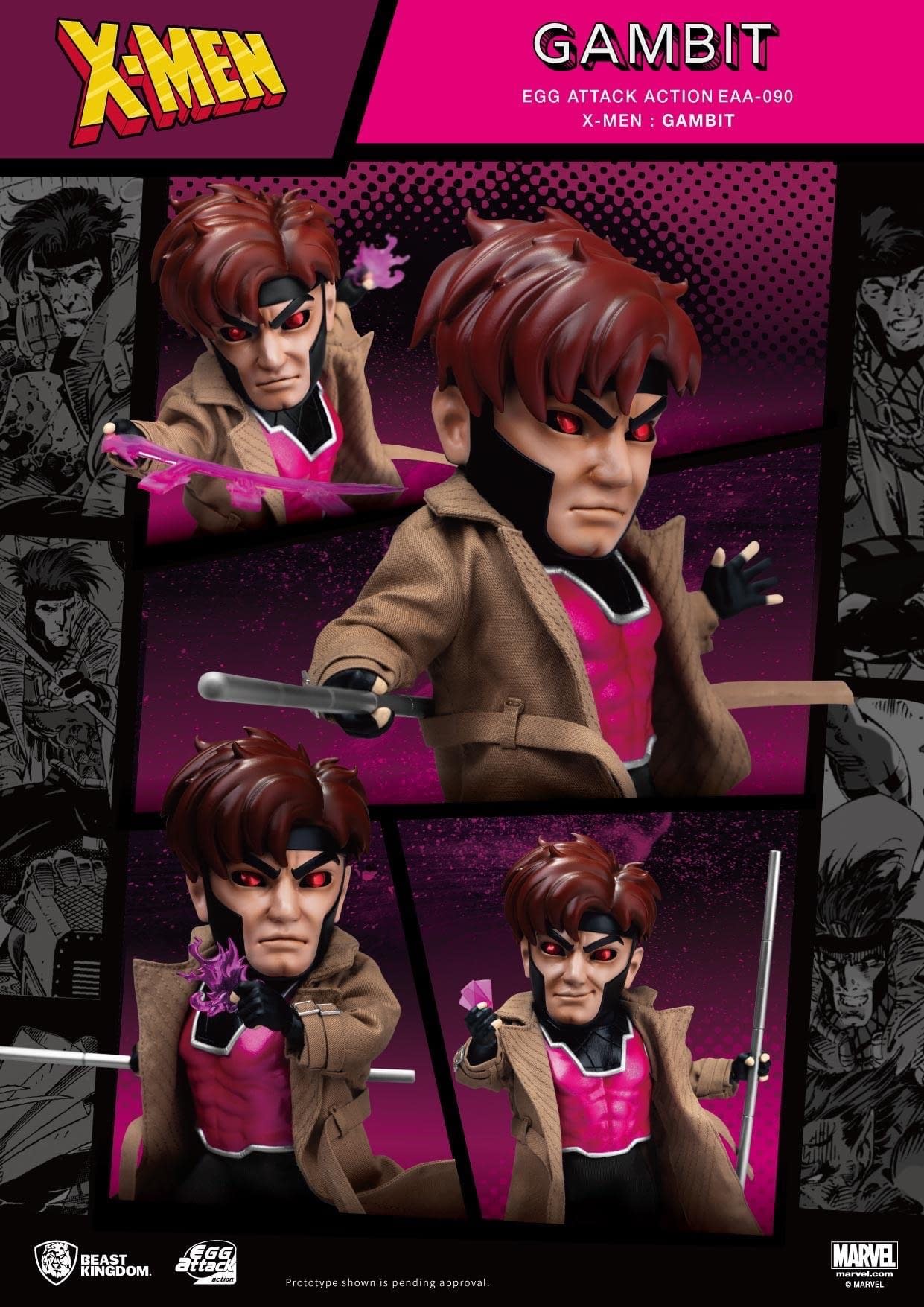 Gambit Is Here to Sweet Talk with New Beast Kingdom Figure