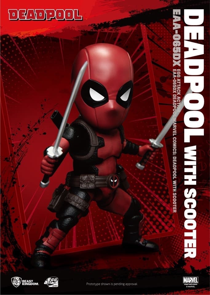 Deadpool rides on in with new beast kingdom figure￼