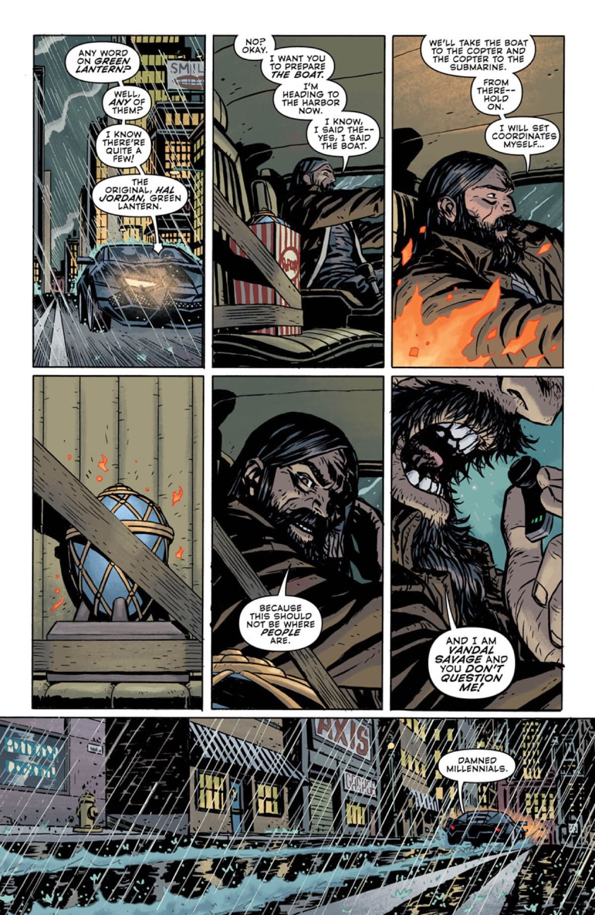Vandal Savage Complains About Millennials in Batman Universe #5 [Preview]