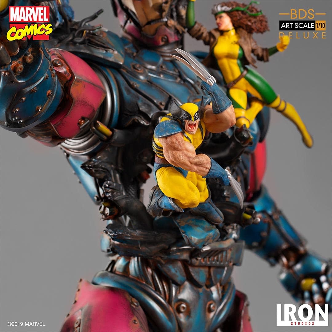 The X-Men Take on a Sentinel in New Iron Studios Statue