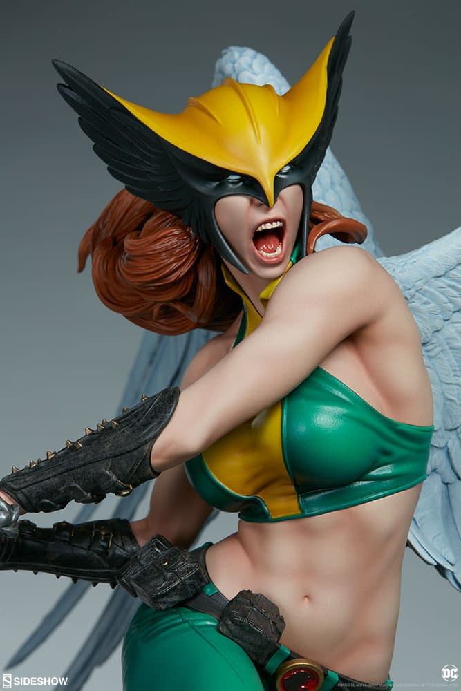 Hawkgirl Flies High with New Statue from Sideshow Collectibles