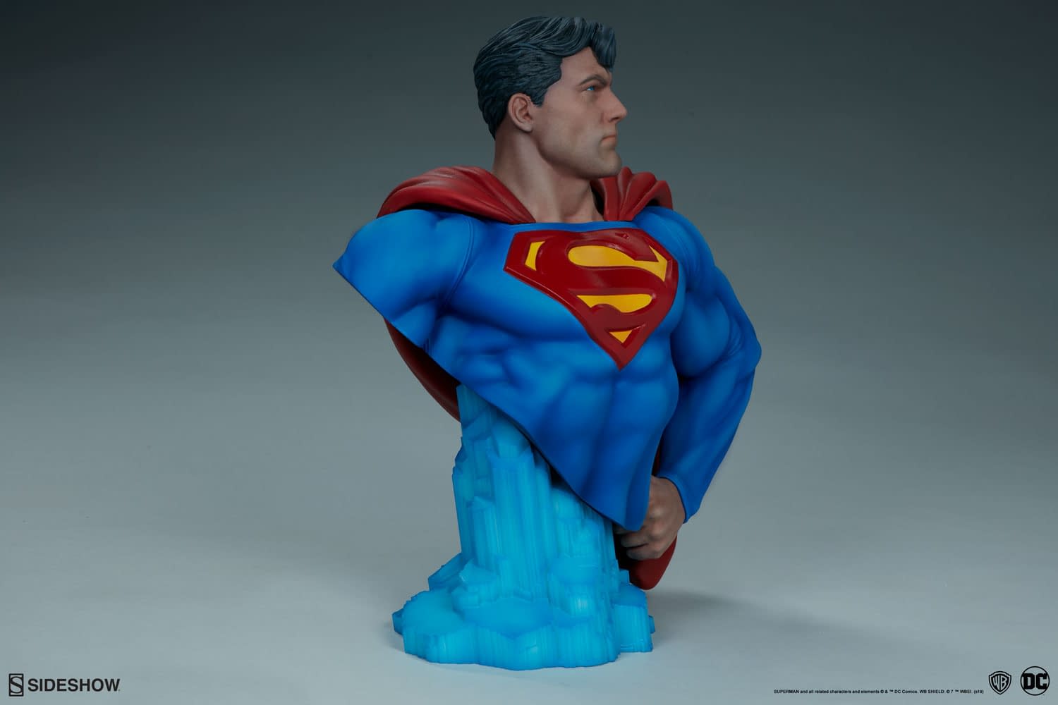 Superman Shows Us the American Way with New Sideshow Bust