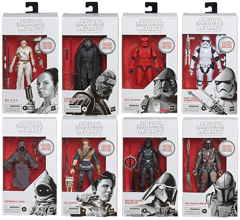 Star wars black on sale series list 2019