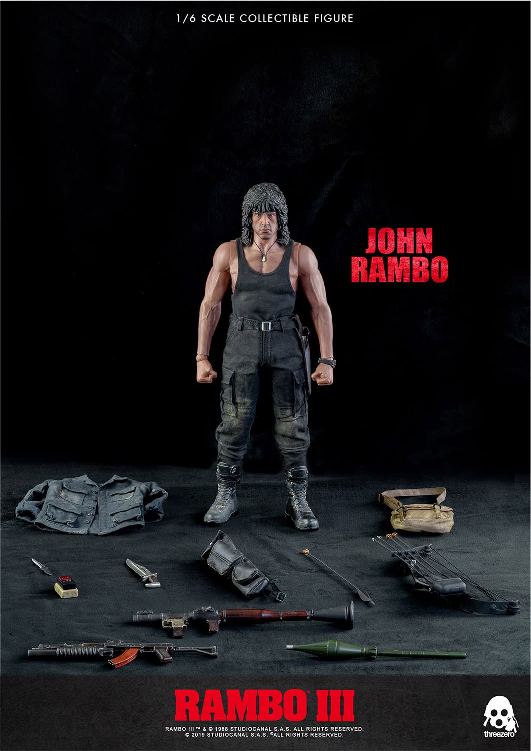 Rambo III Makes Its Mark with New 1/6 Scale Figure from Threezero